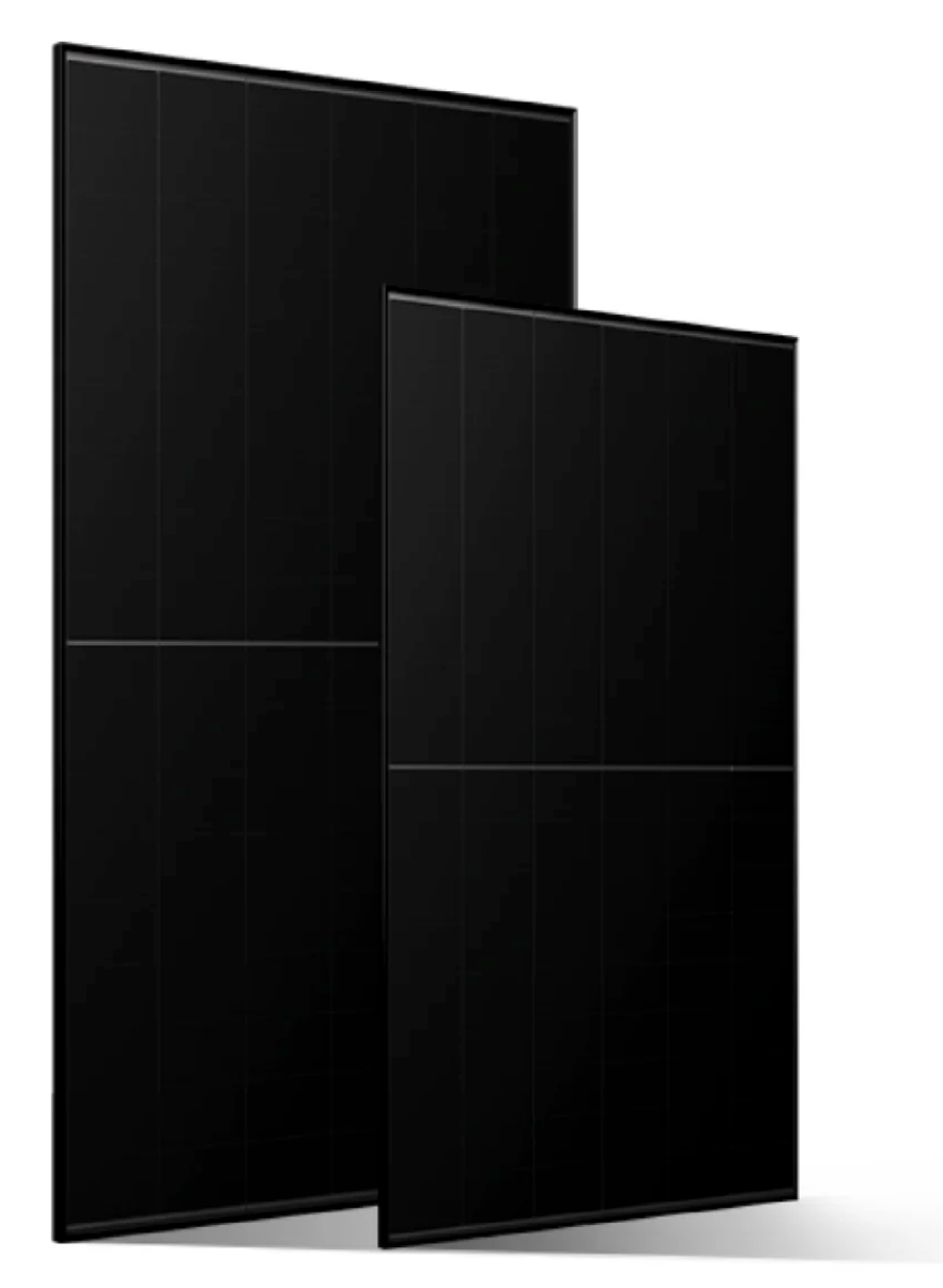 AIKO Glass/Glass 460W Moduły solarne w kolorze czarnym