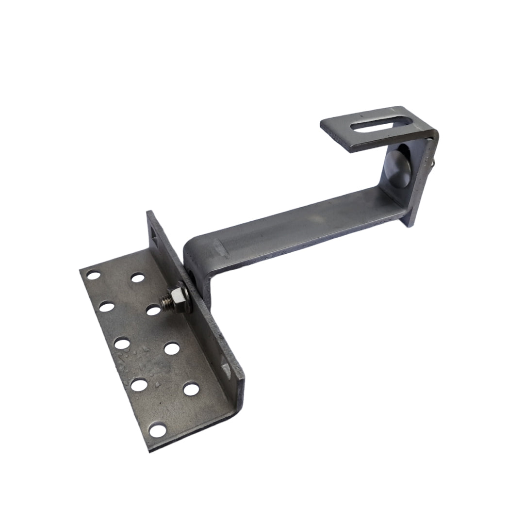 Hak dachowy wykonany ze stali nierdzewnej, regulowany w 3 kierunkach