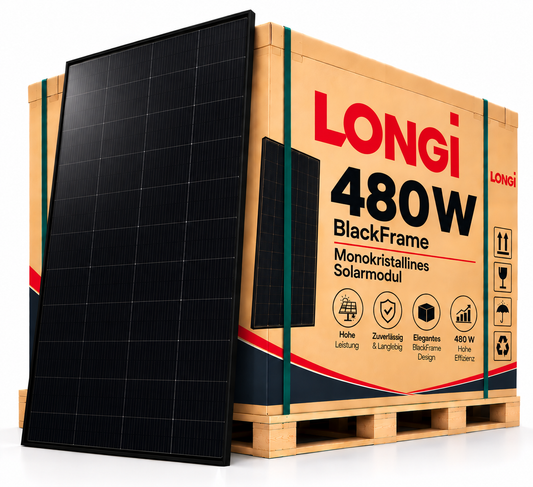 LONGI SOLAR 480W BlackFrame