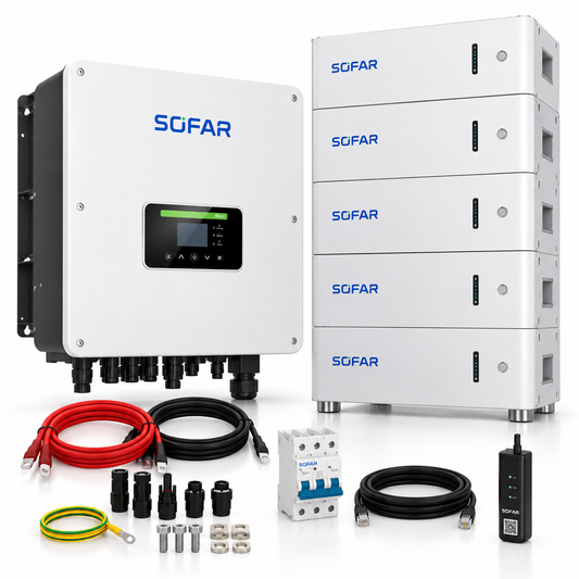SOFAR SOLAR 20KW Hybridwechselrichter + 20kWh Speicher