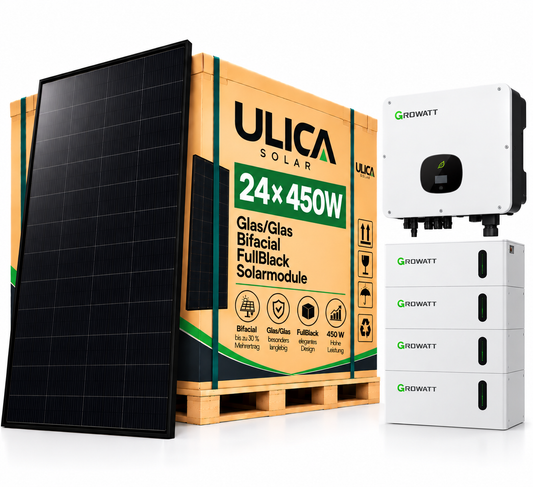 Kompletní systém Growatt 10 kWh včetně skladování 10,24 kWh a dodávky po celém Německu