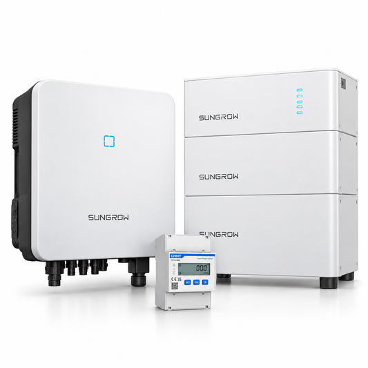 Sungrow-Set: Wechselrichter + 9.6KWSpeicher inkl. Zubehör