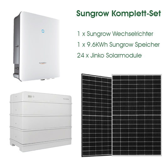 10KW Komplettsystem inkl. 9,6kWh Speicher und Inkl. Lieferung deutschlandweit